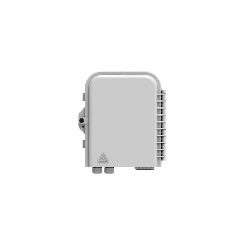 NAP CAJA EXTERIOR FTTH 2X8 CON SPLITTER 1X8 CONECTOR SC/APC + 8 ADAPTADORES