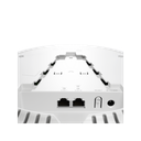 cAP ax with Quad core IPQ-6010 1.8 GHz CPU, 1GB RAM, 2 x Gbit LAN (one with PoE-out), built-in 2.4 GHz 802.11b/g/n/ax dual-chain wireless, built-in 5 GHz 802.11a/n/ac/ax dual-chain wireless with high-gain antenna,  RouterOS L4, plastic enclosure, ceiling mount, PSU, PoE injector