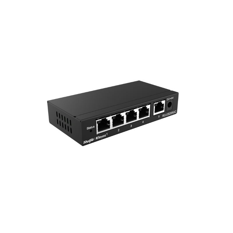 5-Port Gigabit Smart Switch, carcaza metalica (escritorio)