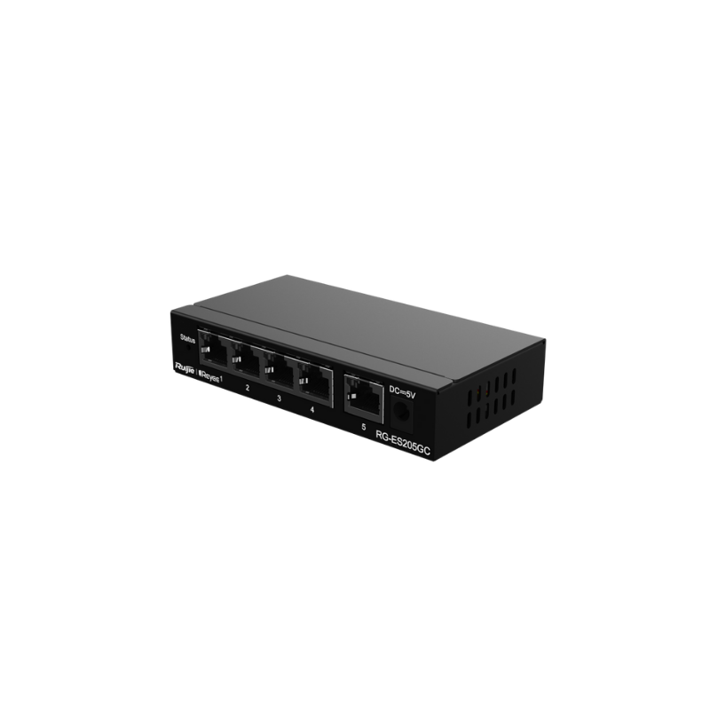 5-Port Gigabit Smart Switch, carcaza metalica (escritorio)