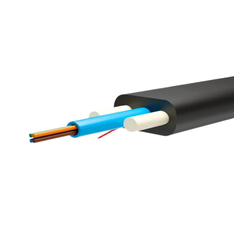 Cable Fibra Óptica Powerfiber FIBER-OVAL-80-4/ 1Km 