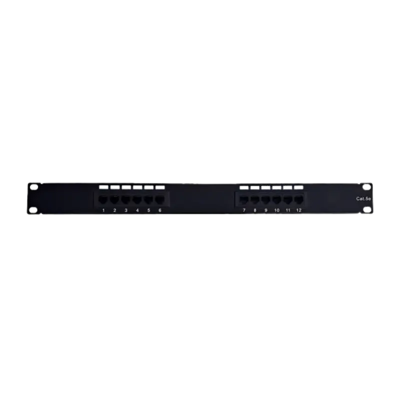 Caja De Patch 12 Puertos Cat5E