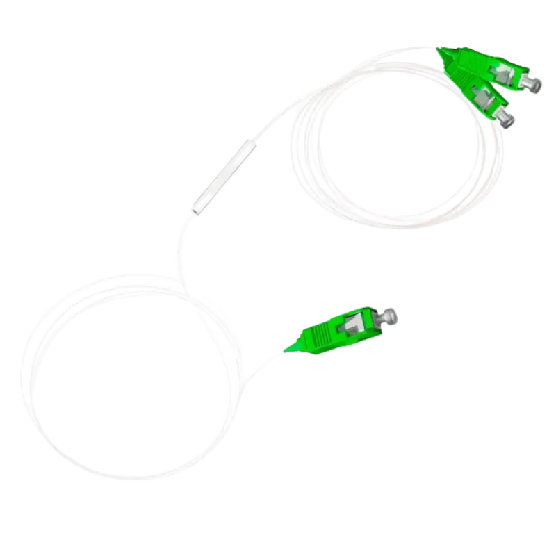 Plc Splitter Monomodo 1X2 Con Conector Sc/Apc 