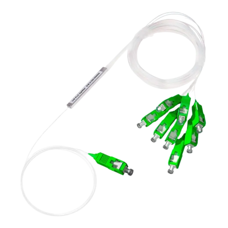 Plc Splitter Monomodo 1X8 Con Conector Sc/Apc 