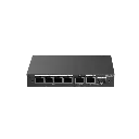 Switch Smart PoE+ con Uplink SFP de Fibra
