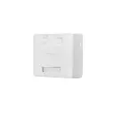 Roseta Interior Lan 2 Puertos Cat5E/Cat6 Rj45 