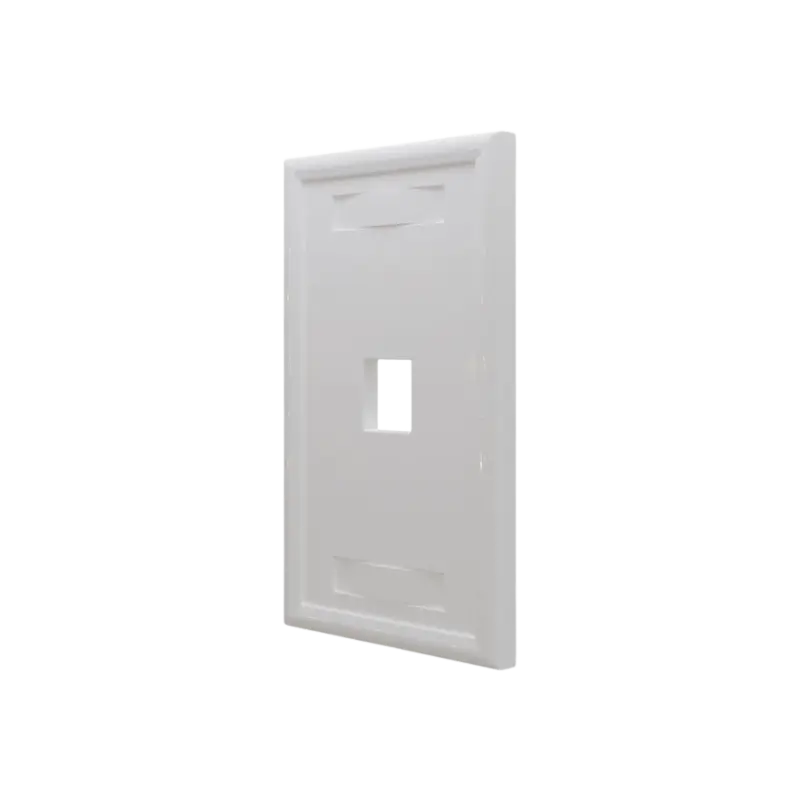 Tapa Bastidor 1 Puerto Cat5E/Cat6 Rj45 