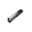 ORGANIZADOR DE CABLEADO CON TAPA 2 UNIDADES