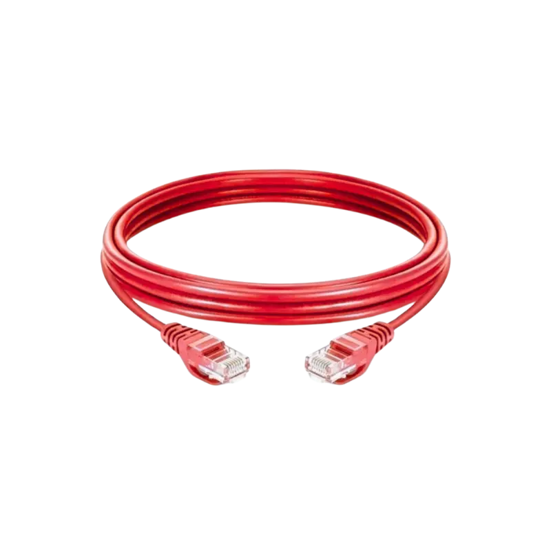 PATCH CORD UTP CAT5E 0.6M ROJO
