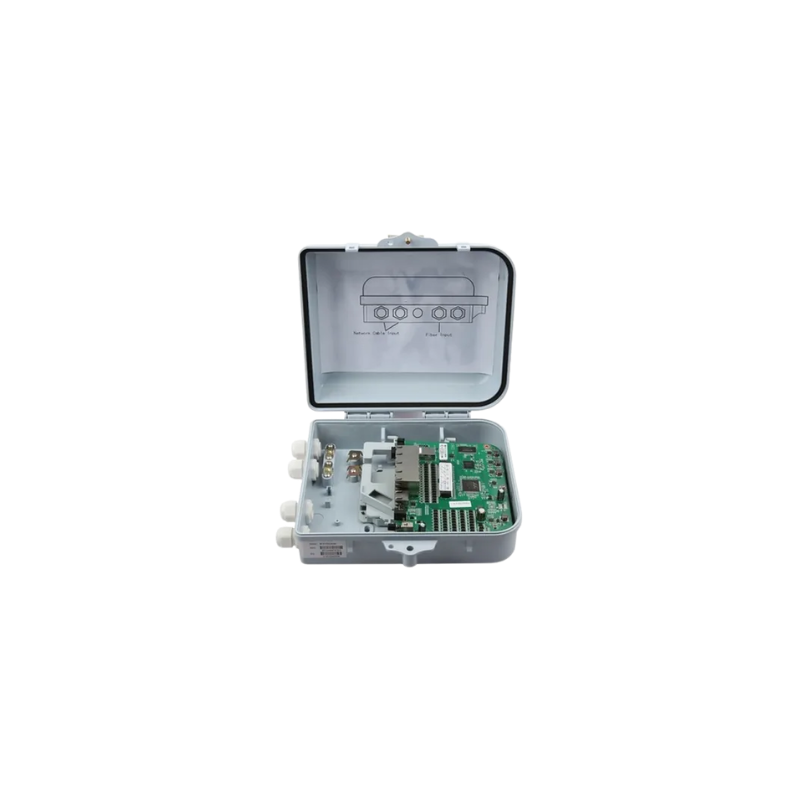 8FE reverse PoE ONU EPON CON SISTEMA ESTANCO