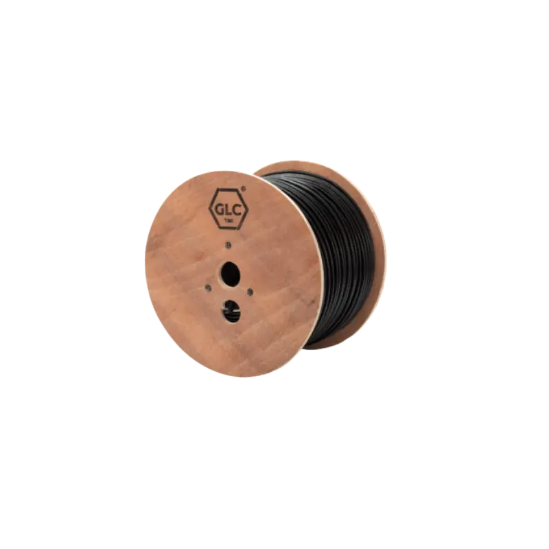 Cable Utp Cat 5E Exterior C/Portante Acero X 305Mts Glc Max(Doble Vaina)