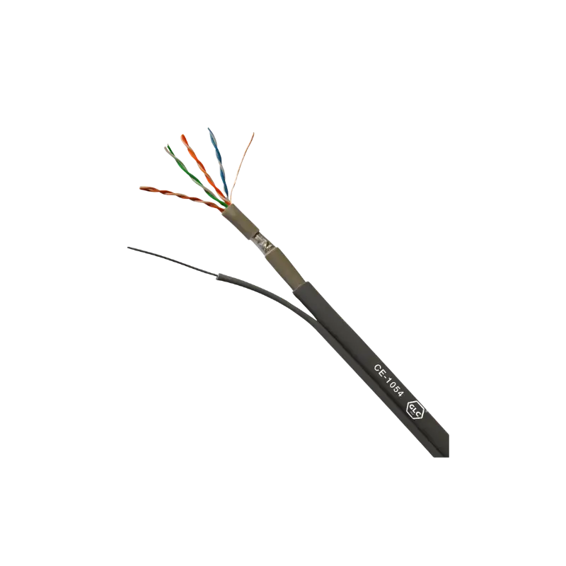 CABLE FTP CAT 5E EXTERIOR C/PORTANTE ACERO X 305MTS GLC (DOBLE VAINA)