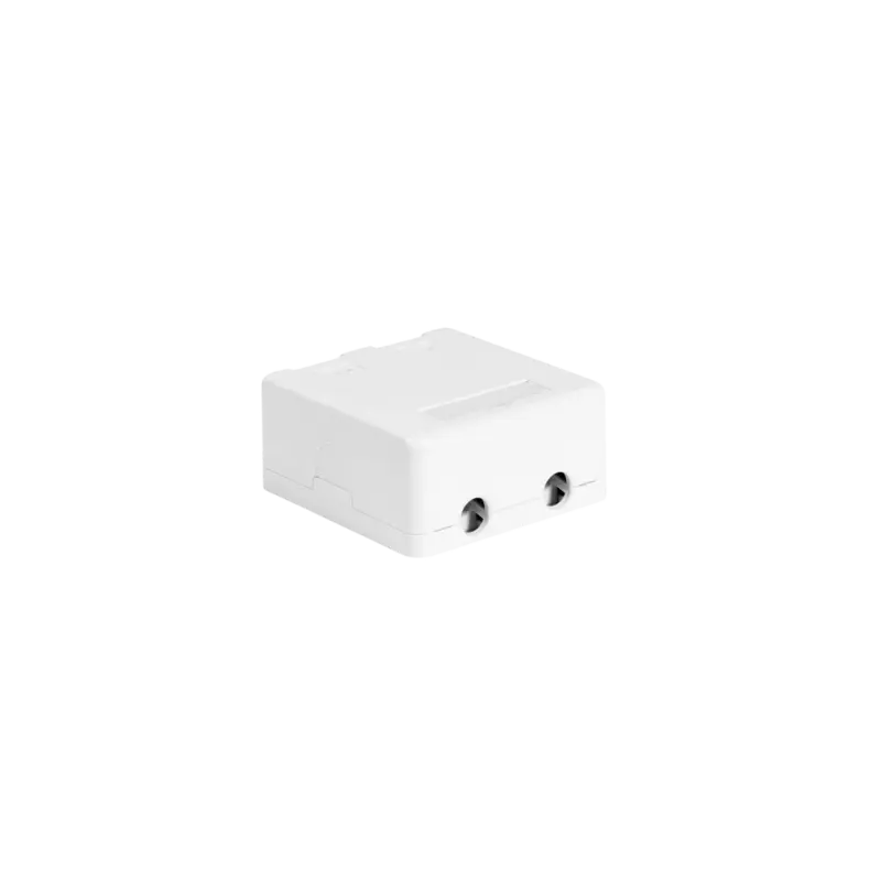 Roseta 2 Ports C/Tapa Cat5E/6