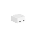 ROSETA 2 PORTS C/TAPA CAT5E/6