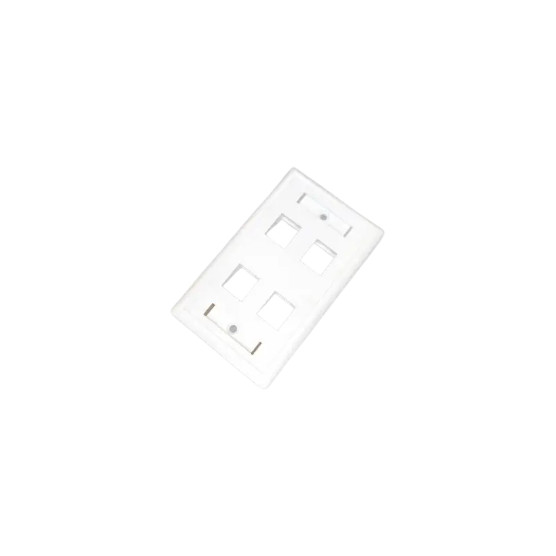 Face Plate 4 Port Cat5E/6