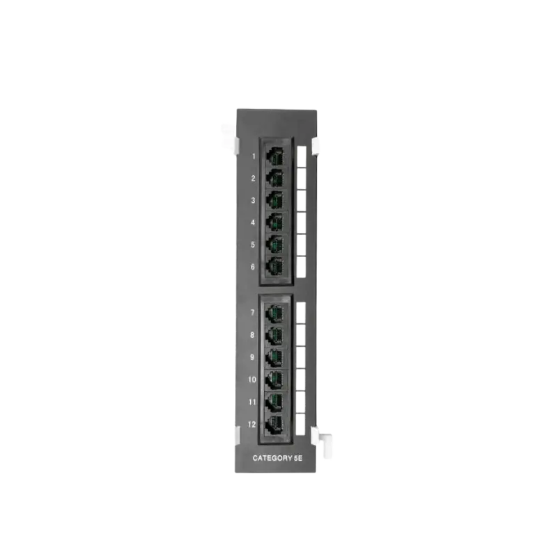 Patch Pannel 12Ports Cat 5E P/ Krone/110 P/Pared