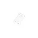 FACE PLATE 1 PORT CAT5E/6