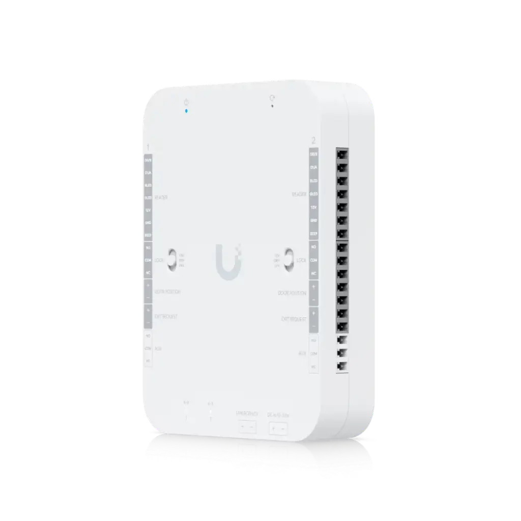 Hub con soporte lectores Wiegand y OSDP.  Control de acceso hasta 2 puertas