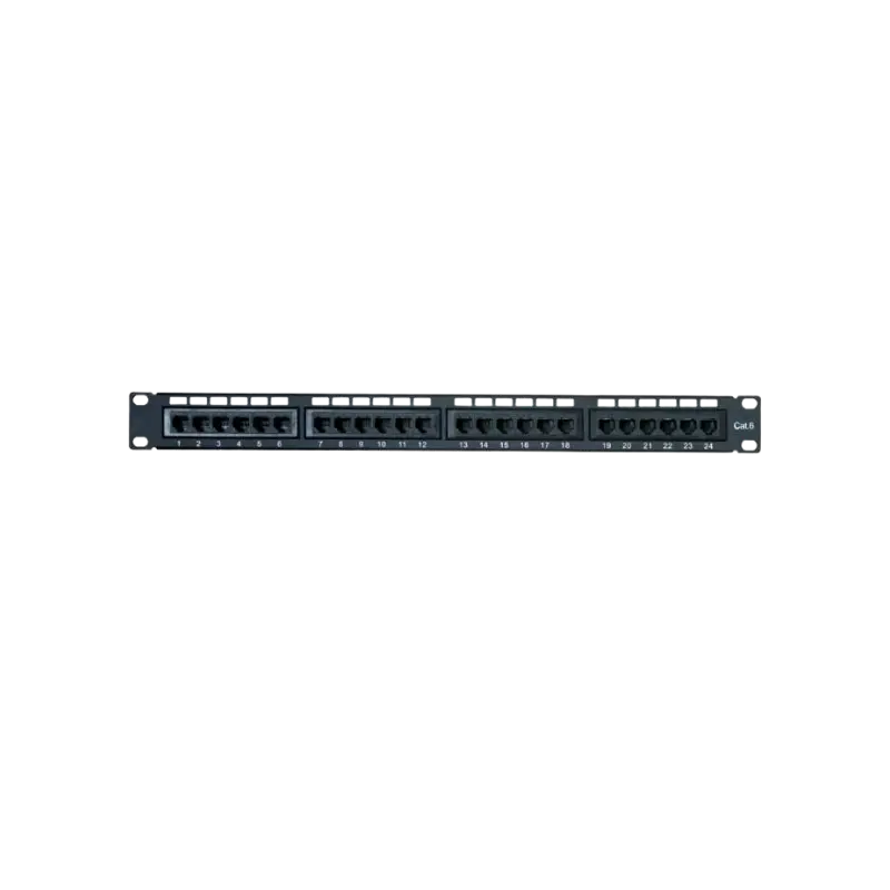 PATCH PANNEL 24 PORTS CAT 6 P/ KRONE/110