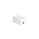 Roseta 1 Ports C/Tapa Cat5E/6