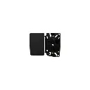 CASETE PARA 24 EMPALMES DE FIBRA OPTICA CON TAPA