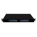 DISTRIBUIDOR DE FIBRA OPTICA 24 PUERTOS CON ADAPTADOR LC/PC CON PIGTAILS CON PROTECCION FRONTAL