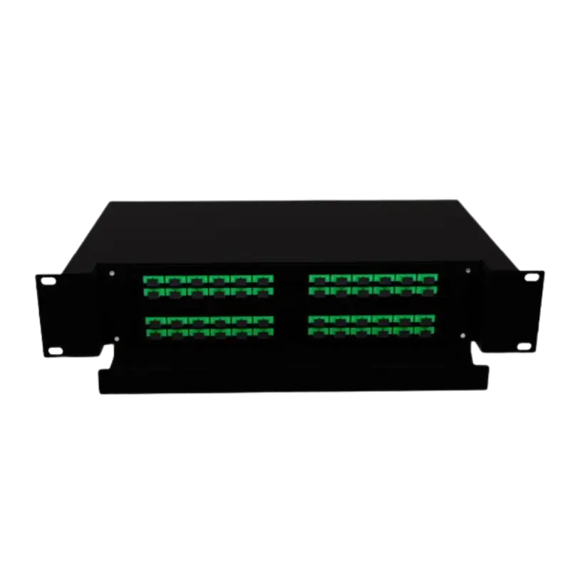 Distribuidor De Fibra Optica 48 Puertos C/Adaptador Sc/Apc C/ Pigtail