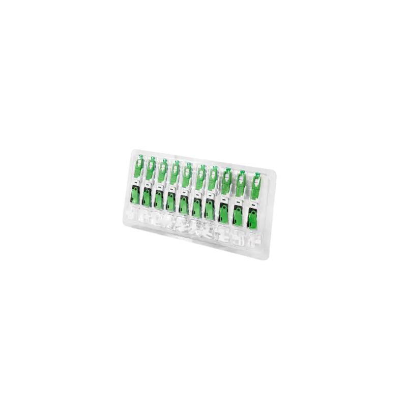 Conector Sc/Apc Sm Mecanico Pre Integrado (Verde)