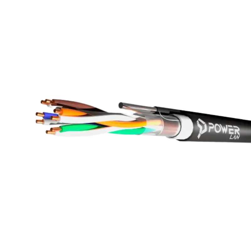 CABLE FTP EXTERIOR CAT5E CON TENSOR DE ACERO