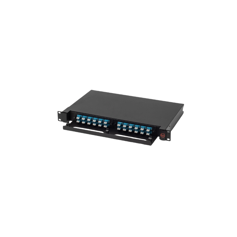 BANDEJA FO C/ 24 ADAPTADOR LC/PC DUP Y 48 PIGTAIL LC/PC