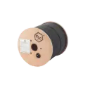 DROP CABLE FLAT 4 CORES SM FIG.8 C/PORTANTE DE ACERO G657A2 x1000 mts