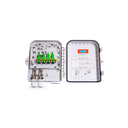 FDB NAP Caja Exterior Ftth 2X8 + 1 Splitter 1X8 Conect.