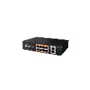 Switch 8 Ports Poe *10/100Mbps + 2 Port 10/100/1000 Uplink + 1 Slot Sfp
