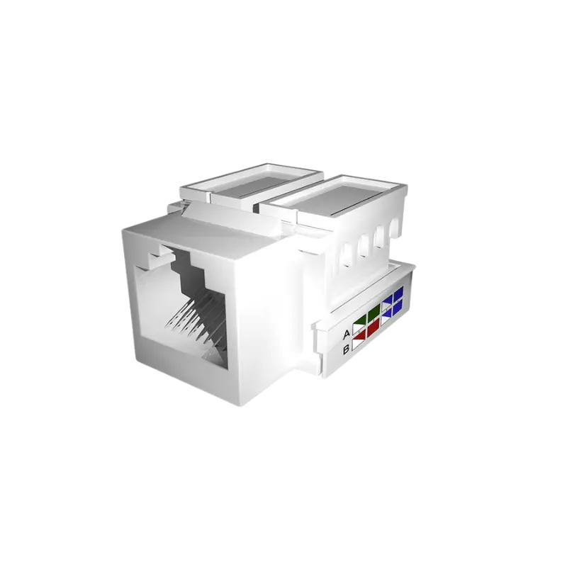 Jack Rj45 Blanco Cat5E
