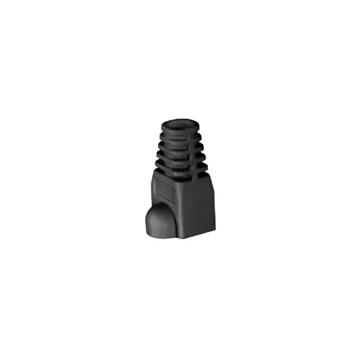 [NT-2002-NG] Capuchón P/Rj 45 Negro