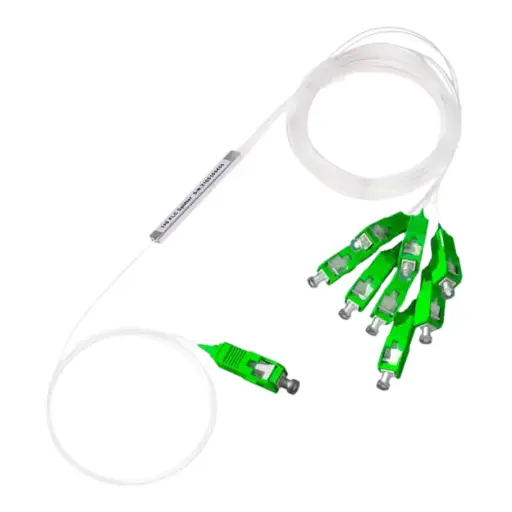 [FIBER-SPLITTER-1X8-SC/APC] Plc Splitter Monomodo 1X8 Con Conector Sc/Apc 