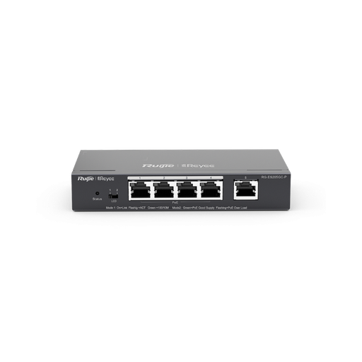 [RG-ES205GC-P] Switch Smart PoE+. 5 Puertos Gigabit