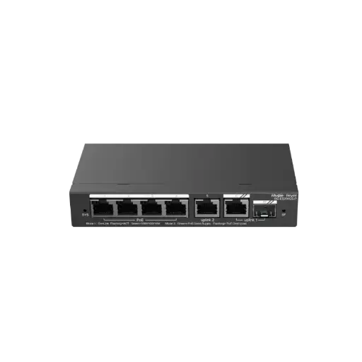 [RG-ES206GS-P] Switch Smart PoE+ con Uplink SFP. 6 puertost Gigabit
