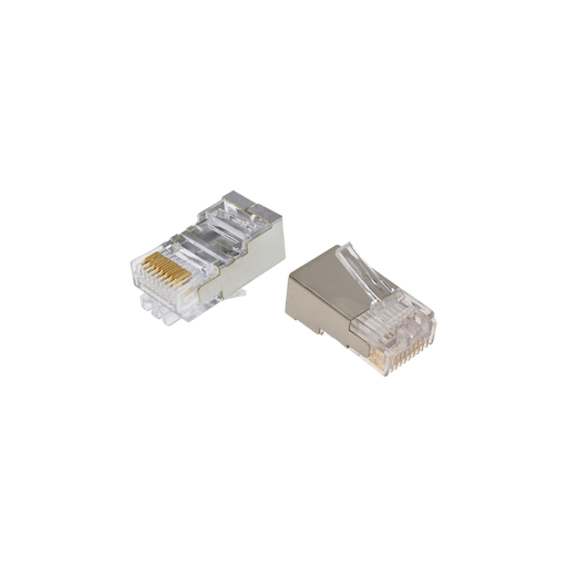 [ACC-RJ45BL] Ficha Conector Rj-45 Blindada X Unidad