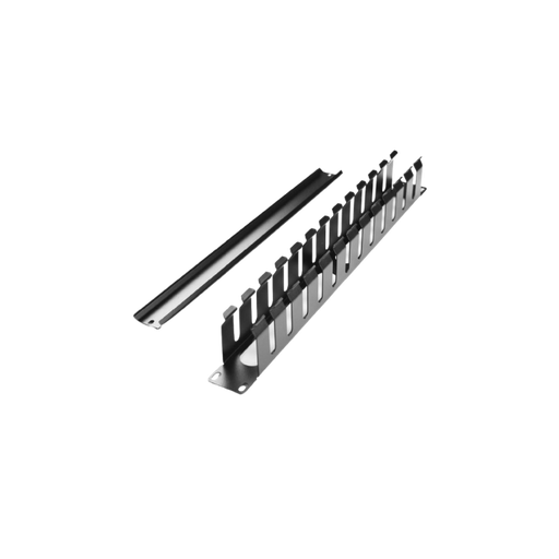 [FIBER-RACK-ORG-3] Organizador De Cableado Con Tapa 1 Unidad