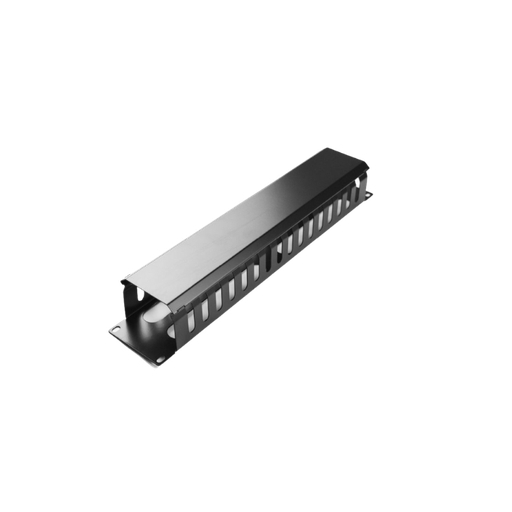 [FIBER-RACK-ORG-4] ORGANIZADOR DE CABLEADO CON TAPA 2 UNIDADES