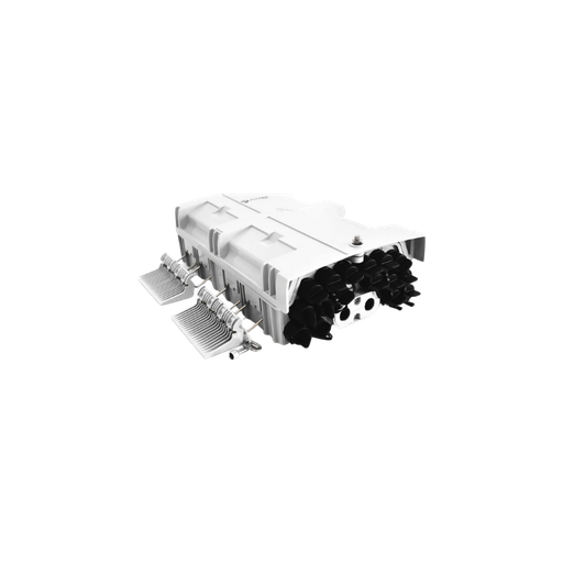 [FIBER-NAP-PREC-2X16-3] NAP CAJA EXTERIOR FTTH PRECONECTORIZADA 2X16 CON SPLITTER 1X8 CONECTOR SC/APC CON SANGRIA CON CRUZ