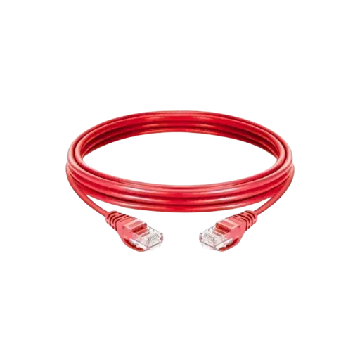 [CE-4615R] PATCH CORD UTP CAT5E 0.6M ROJO
