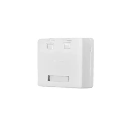[LAN-ROSETA-INTERIOR-1] ROSETA INTERIOR LAN 1 PUERTO CAT5E/CAT6 RJ45 BLANCO