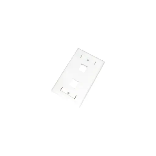 [CE-4009] FACE PLATE 2 PORT CAT5E/6