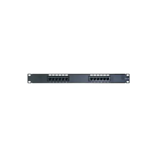 [CE-4012] PATCH PANNEL 12 PORTS CAT 5E P/ KRONE/110 RACKEABLE