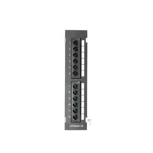 [CE-4027] PATCH PANNEL 12 PORTS CAT 5E P/ KRONE/110 P/PARED