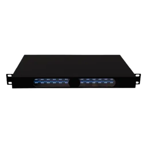 [FIBER-ODF-24-4] Distribuidor De Fibra Optica 24 Puertos C/Adaptador Lc/Pc C/ Pigtail Con Proteccion Frontal