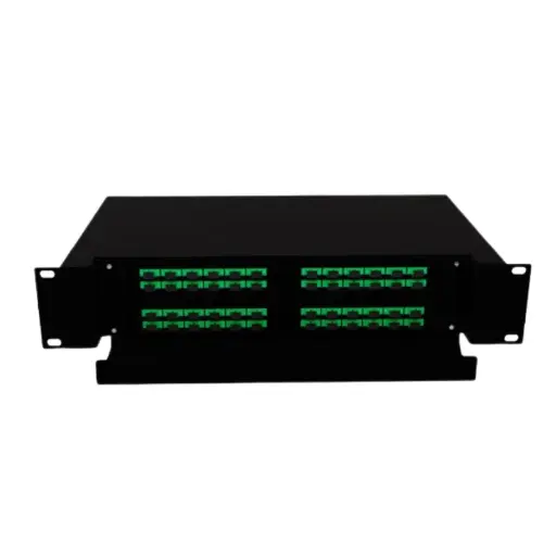 [FIBER-ODF-48-1] Distribuidor De Fibra Optica 48 Puertos C/Adaptador Sc/Apc C/ Pigtail