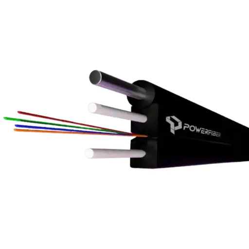 [FIBER-DROP-4-ACERO] Powerfiber fiber-drop-4-acero — drop 4 hilos acero 